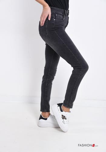 Cotton Jeans with buttons with pockets - ph 3