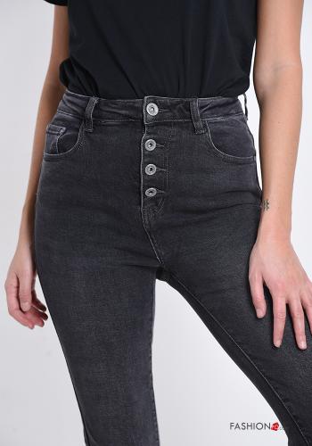 Cotton Jeans with buttons with pockets - ph 4