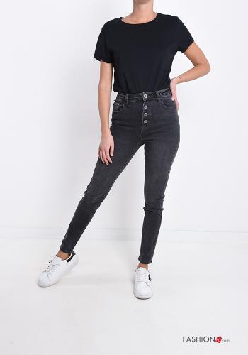 Cotton Jeans with buttons with pockets - ph 5