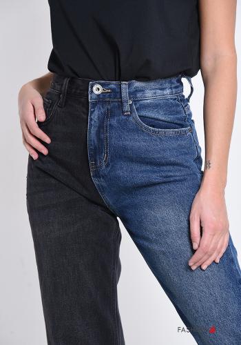 Jeans aus Baumwolle mit Taschen - ph 4