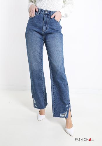 Jeans aus Baumwolle mit Taschen - ph 1