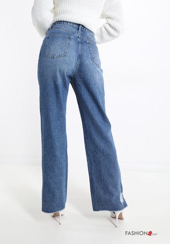 Jeans aus Baumwolle mit Taschen - ph 2