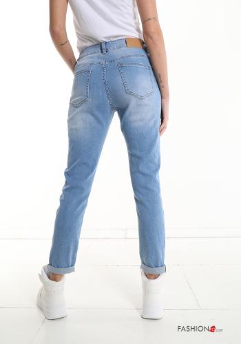 Jeans aus Baumwolle mit Taschen - ph 2