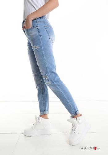 Jeans aus Baumwolle mit Taschen - ph 3