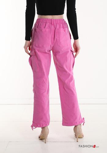 Cotton Jeans with pockets with elastic - ph 2
