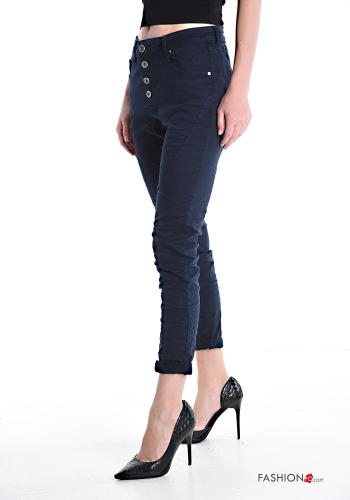 Jeans in Cotone con bottoni con tasche - ph 3