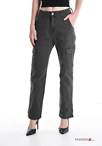 Jeans aus Baumwolle mit Taschen - ph 1
