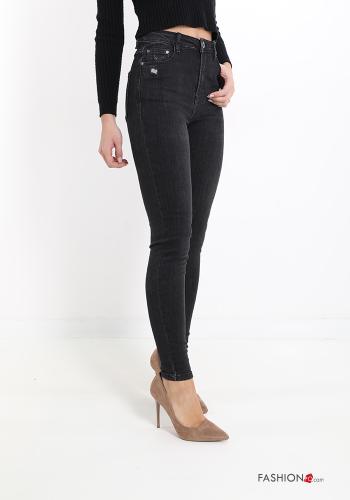Jeans aus Baumwolle mit Taschen - ph 1