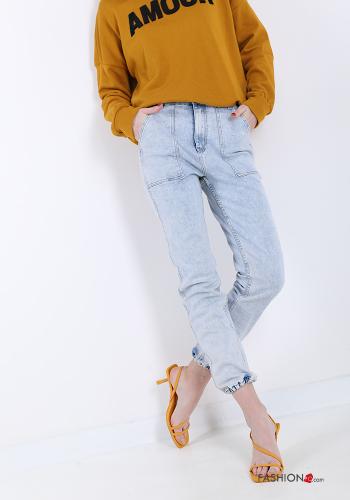 Cotton Jeans with pockets - ph 1