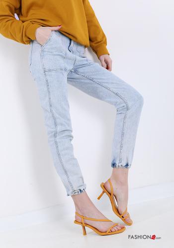 Cotton Jeans with pockets - ph 3
