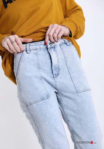 Cotton Jeans with pockets - ph 4