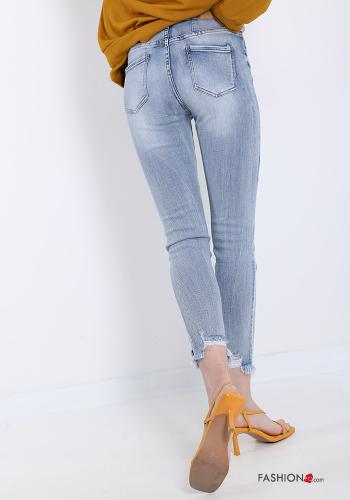 Jeans aus Baumwolle mit Taschen - ph 2