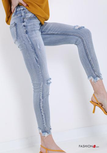 Jeans aus Baumwolle mit Taschen - ph 3