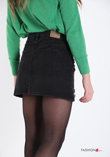 Minirock aus Baumwolle mit Taschen - ph 2