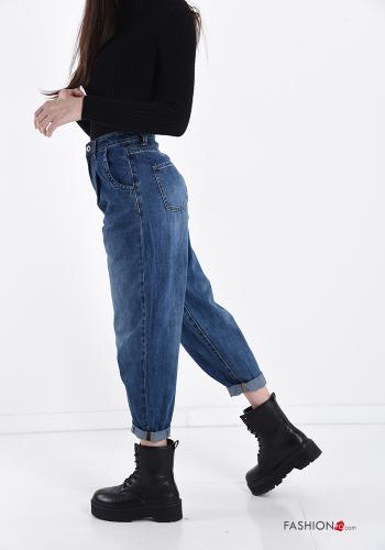 Jeans aus Baumwolle  mit Taschen - ph 3