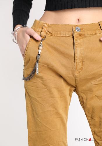 Hose aus Baumwolle mit Taschen - ph 4