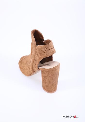Scarpe con tacco regolabile open toe con cinturino - ph 2