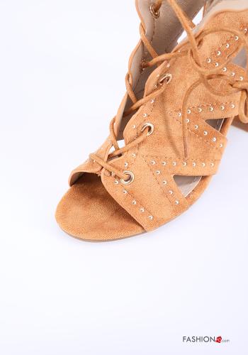 regulierbar open toe High Heel mit Stollen mit Riemen - ph 3