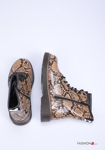 Python Muster Springerstiefel mit Reißverschluss - ph 2