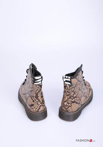 Python Muster Springerstiefel mit Reißverschluss - ph 3