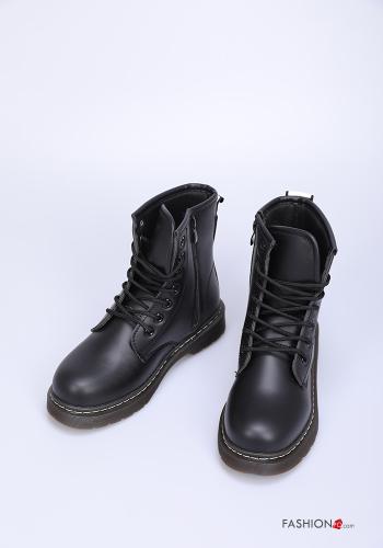 Botas estilo militar con cremallera - ph 1