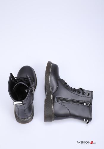 Botas estilo militar con cremallera - ph 2