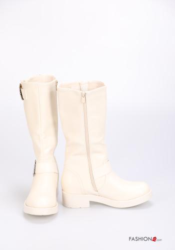 Botas com fecho com strass - ph 3