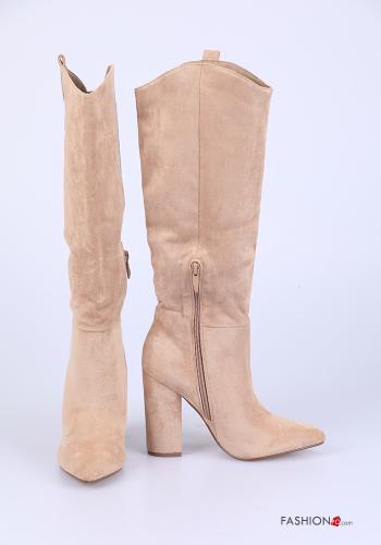 Bottes Suède avec fermeture éclair - ph 3