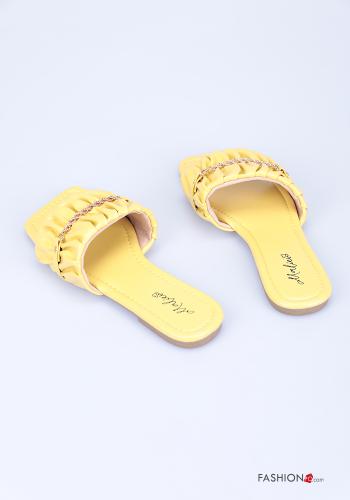 Sandali ecopelle con strass - ph 4