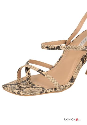 Sandalen  regulierbar mit Riemen Python Muster - ph 3