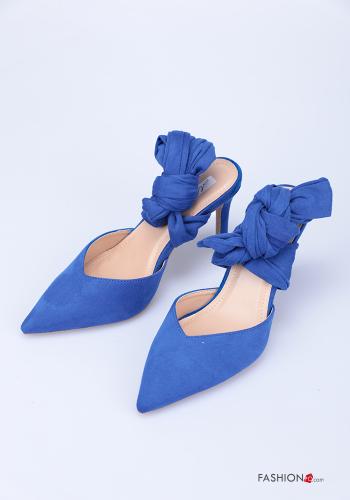 Heeled shoes  Suede with strap - ph 1
