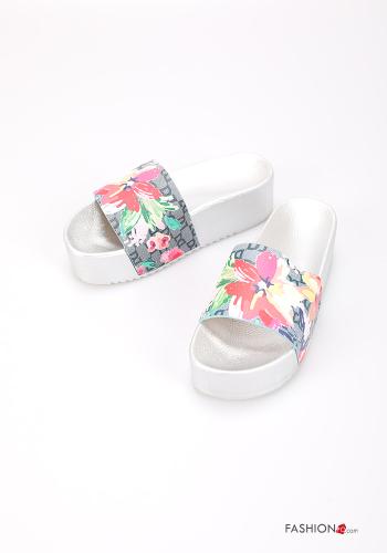 Floral Slide Sandals - ph 1
