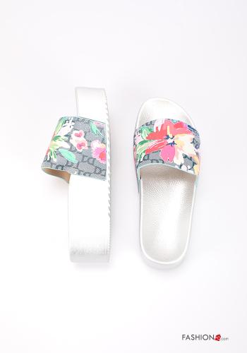 Floral Slide Sandals - ph 2