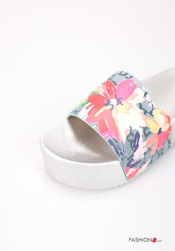 Floral Slide Sandals - ph 3