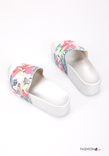 Floral Slide Sandals - ph 4