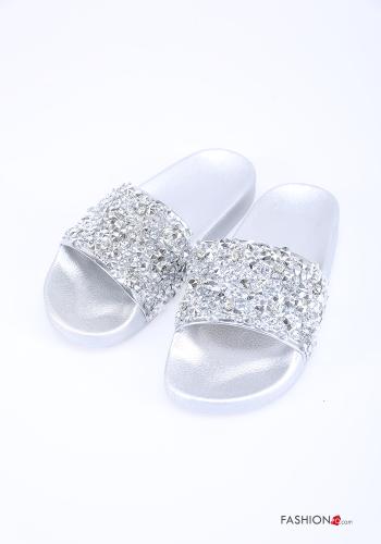 Ciabatte con strass - ph 1
