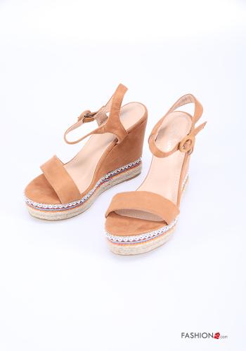 Scarpe con tacco  regolabile con cinturino zeppa open toe - ph 1