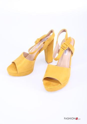 Zapatos de tacón alto ajustable punta abierta con correa - ph 1