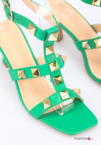 adjustable Sandals with studs Ankle strap - ph 4