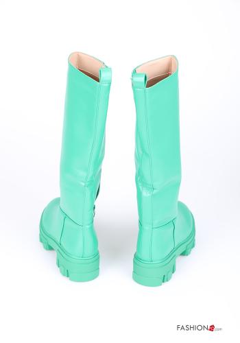 Kunstleder Stiefel mit Reißverschluss - ph 2