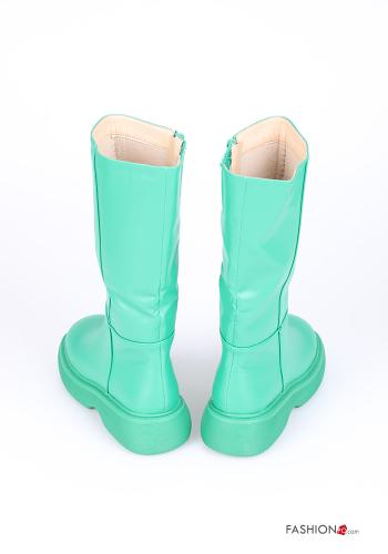 Botas imitação de couro com fecho - ph 2