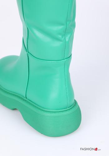 Botas imitação de couro com fecho - ph 3
