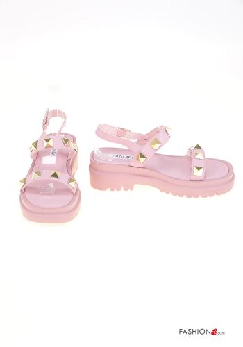 Sandalias imitación de cuero con tachuelas - ph 3