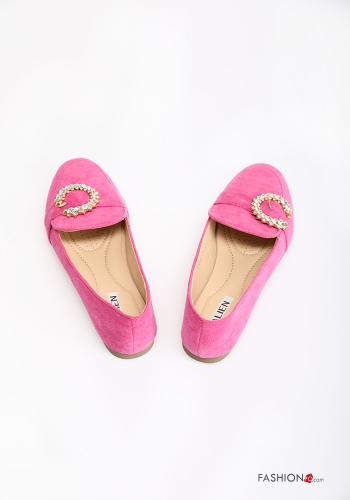 Mocassins Suède avec strass - ph 3