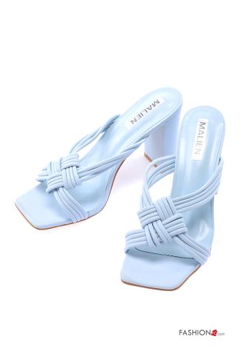 Scarpe con tacco ecopelle open toe - ph 1