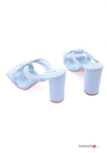 Scarpe con tacco ecopelle open toe - ph 4