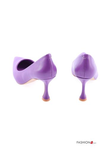 faux leather court shoe Heeled shoes - ph 4