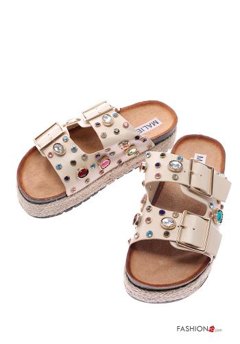 Sandalias ajustable con brillantes - ph 1