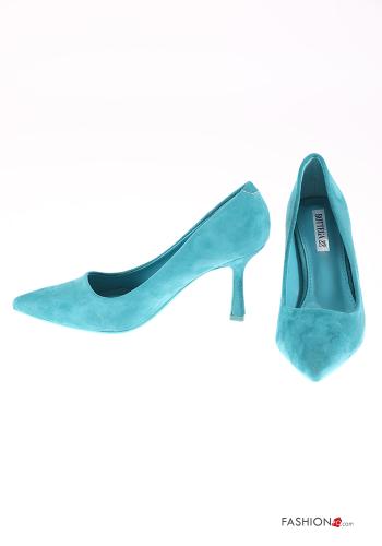 Sapatos de salto camurça pontudo - ph 2