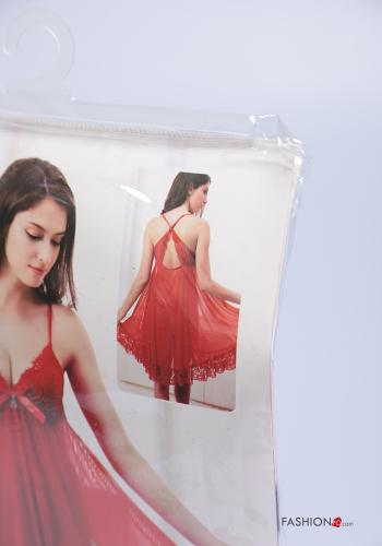 Babydoll  con fiocco pizzo scollo a V - ph 4